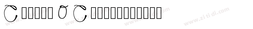 Classy Coiffeur字体转换